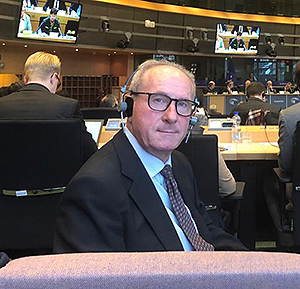 Cristóbal Aguado en el Parlamento Europeo